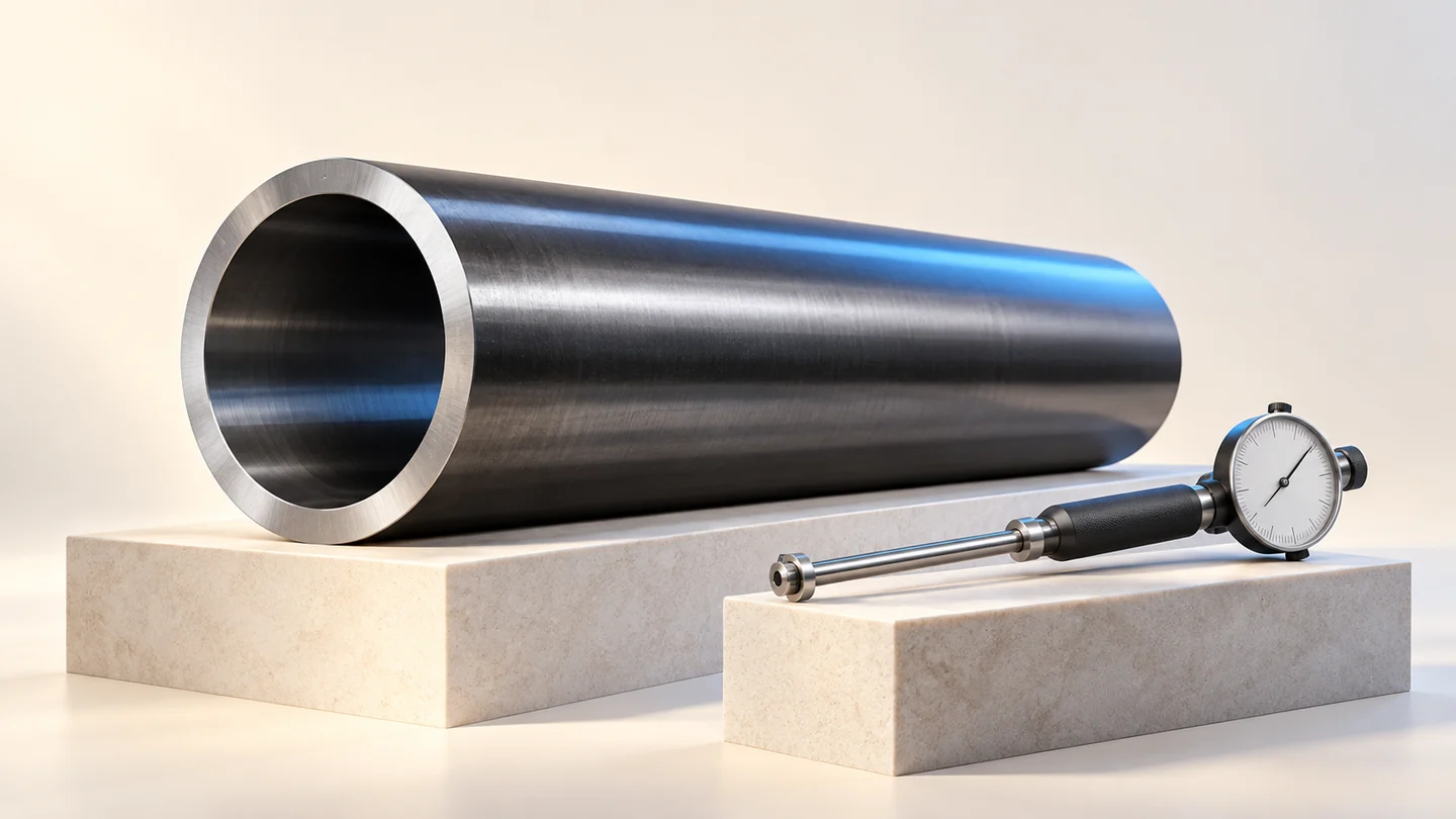 Hydraulic Cylinder Tube Procurement by Drawing — illustrated product configuration