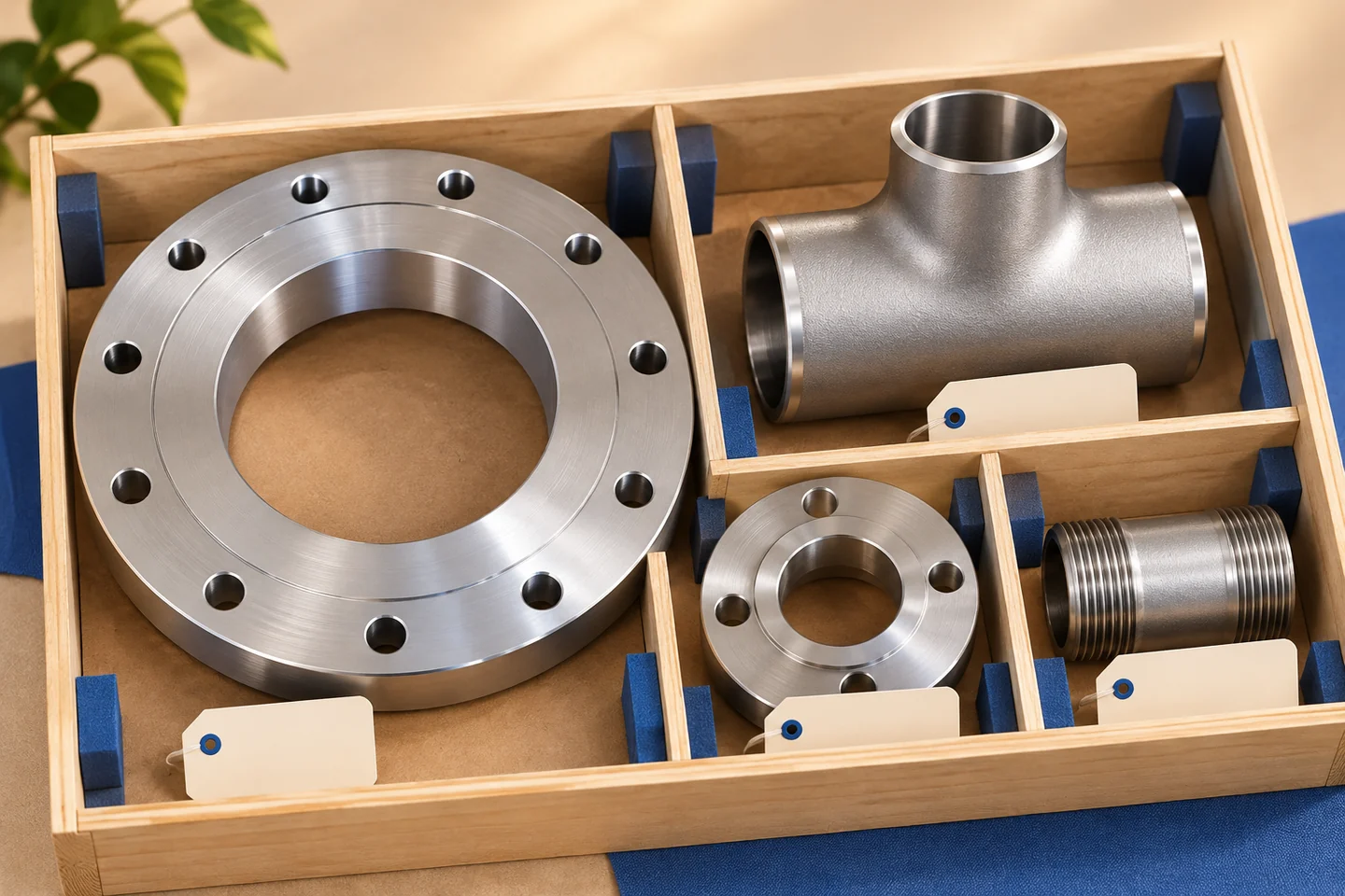 Pipe Fittings Wholesale from China — illustrated delivery and identification concept