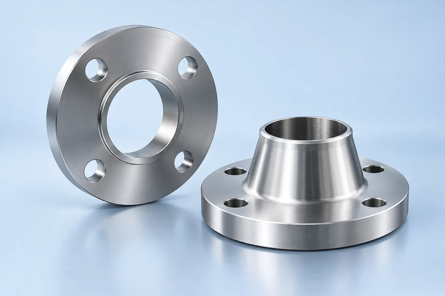 Stainless Steel Flanges for Chemical Equipment — illustrated interface detail