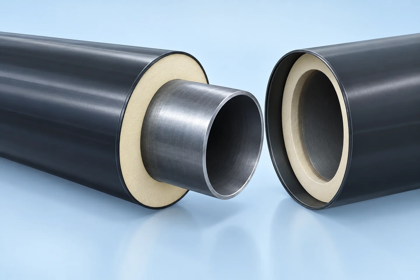 Pre-Insulated Pipe for District Heating Projects — illustrated interface detail