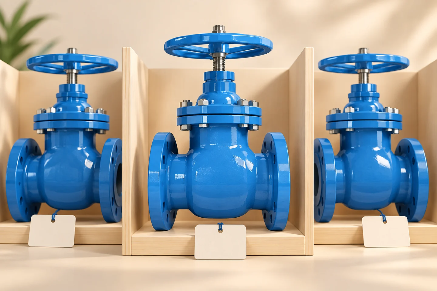 Gate Valves for Water Utility Replacement — illustrated delivery and identification concept