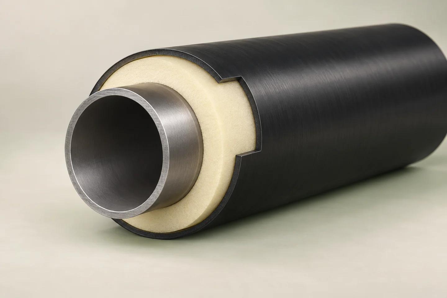 Carrier foam and casing layers