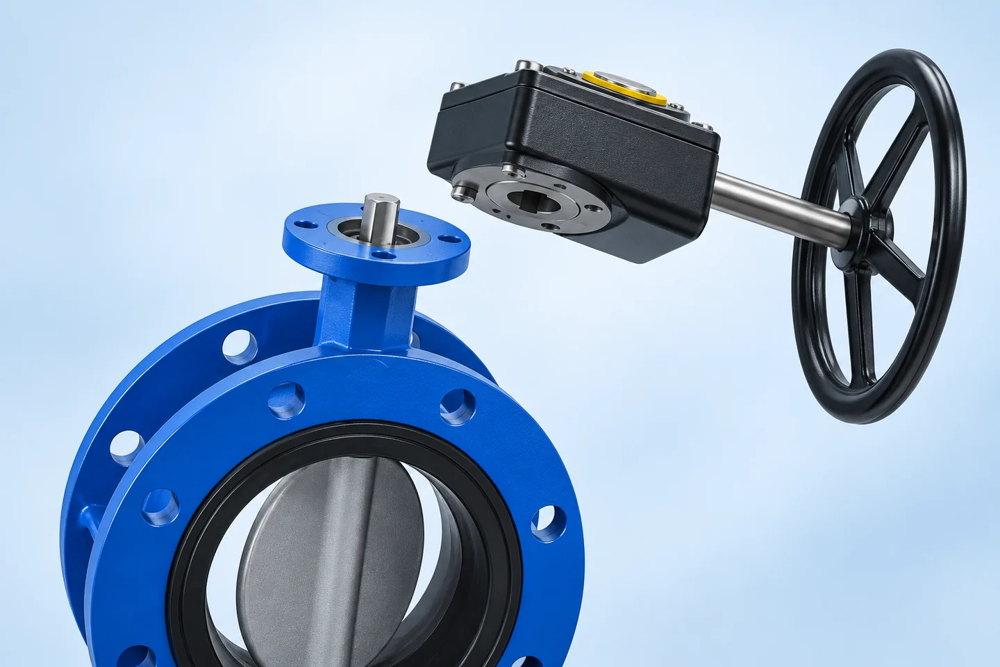 Wafer and Lug Butterfly Valves for Water Systems — illustrated interface detail