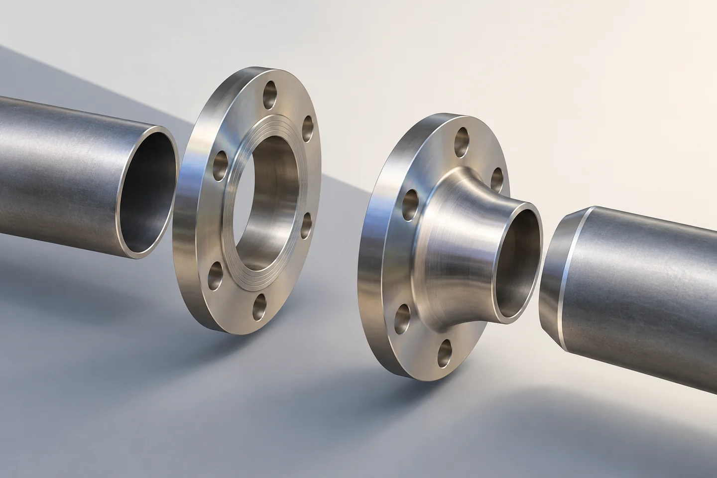 Slip-On and Weld-Neck Flanges for Pump Skids — illustrated geometry review