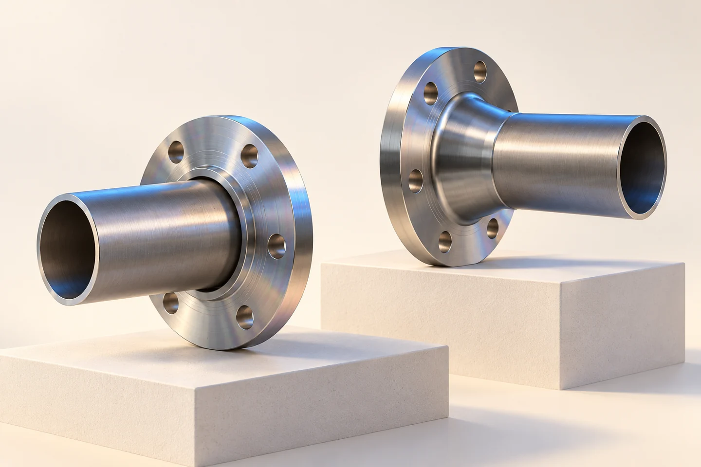 Slip-On and Weld-Neck Flanges for Pump Skids — illustrated product configuration