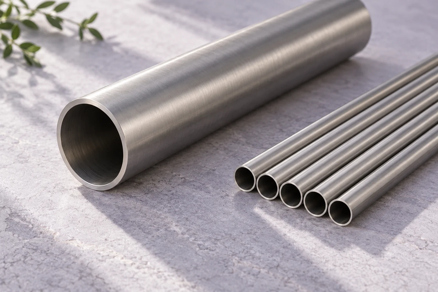 Stainless process pipe and tube