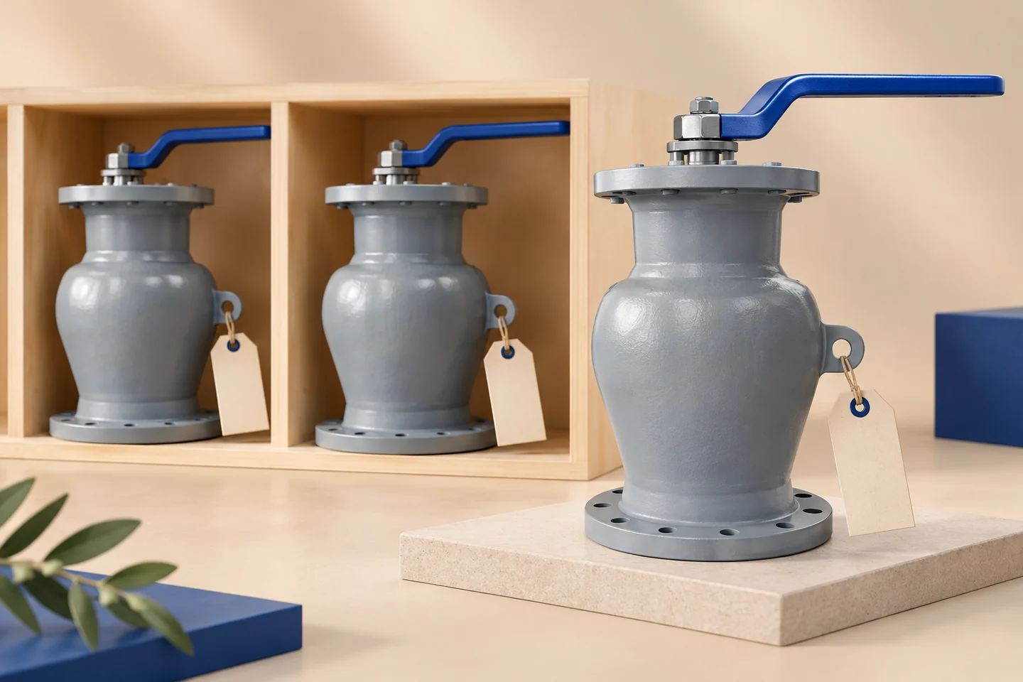 Ball Valves for Oil and Gas Procurement — illustrated delivery and identification concept