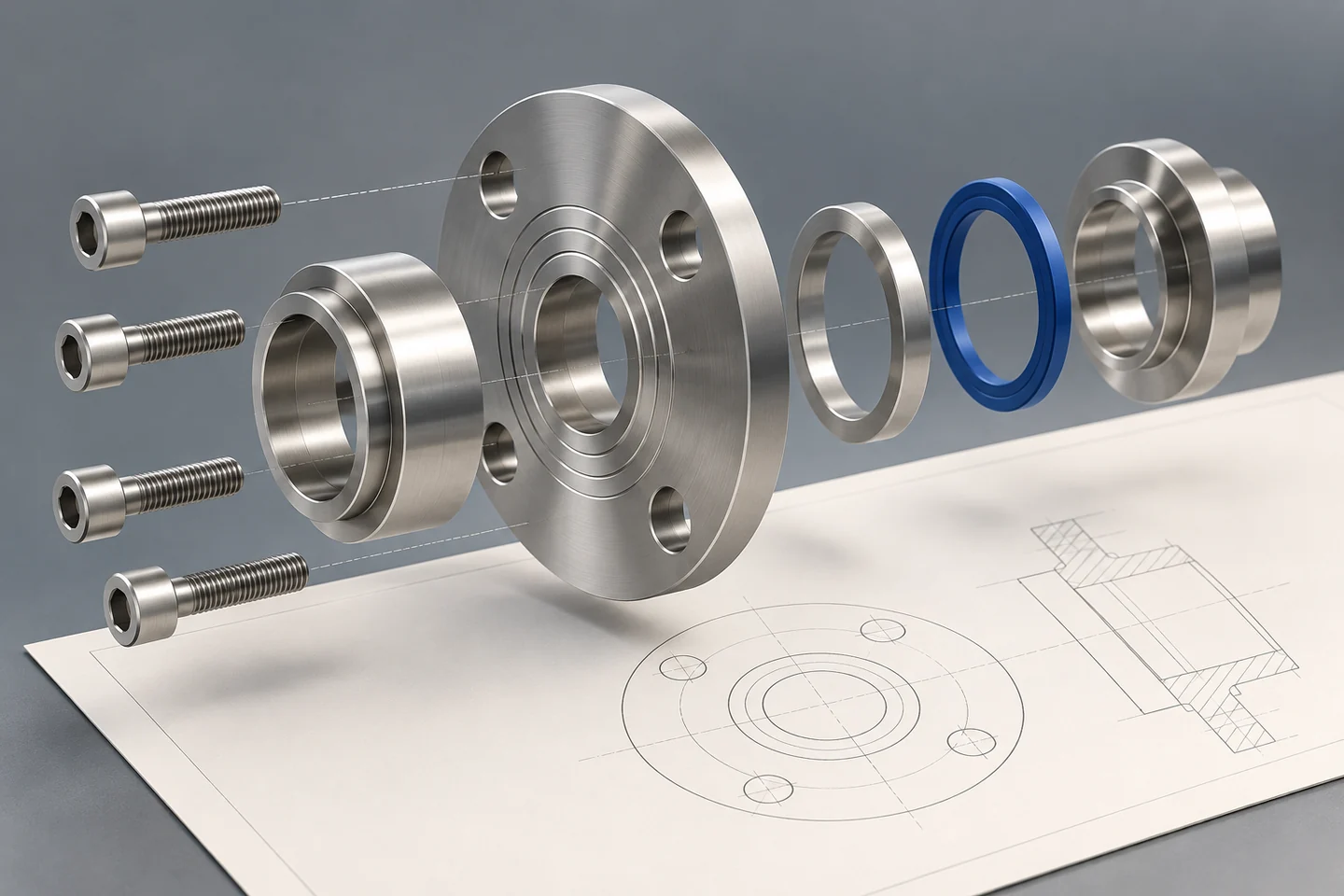 Custom Flanges from Drawings for Equipment OEMs — illustrated geometry review