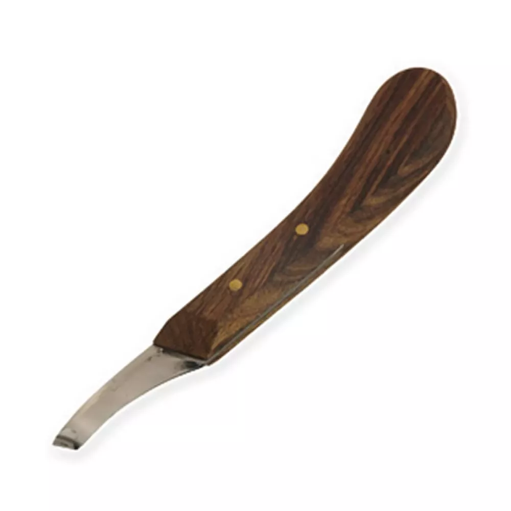 Equine Hoof Trimming Knife Stainless Steel Manual Veterinary Tool for Horse Care Grooming Instrument