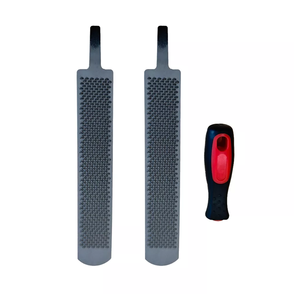 Manual Horse Hoof Trimming Rasp Double Sided Stainless Steel Farrier Instrument