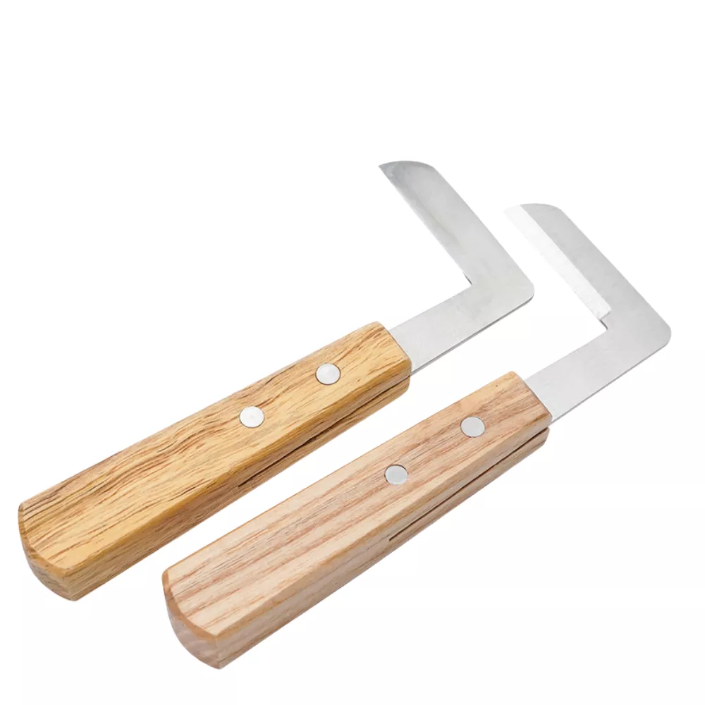 CE Certified Equine Hoof Trimming Knife Customizable OEM Farrier Tool