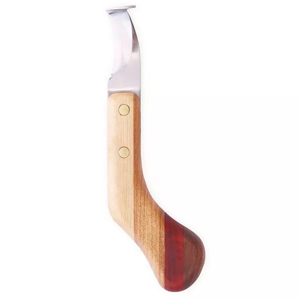 Sharp Stainless Steel Hoof Trimming Knife Right Handed Equine Veterinary Instrument