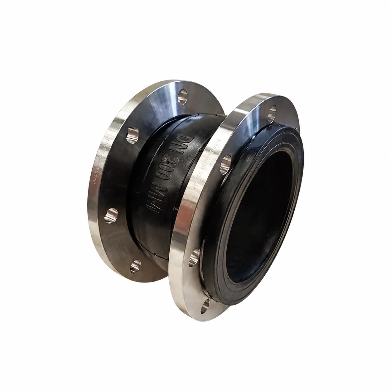 ANSI PN16 Compensator Carbon Steel Bellow Epdm Flange Single Sphere Flexible Giunto Di Dilatazione in Gomma Rubber Joint