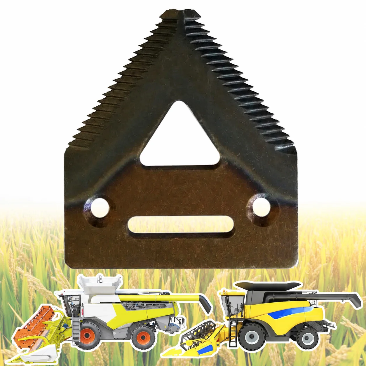 ABLSON Cut-Outs Harvester Knife for Kubota Combine Harvester Spare Parts Apply to Claas for Case Ih