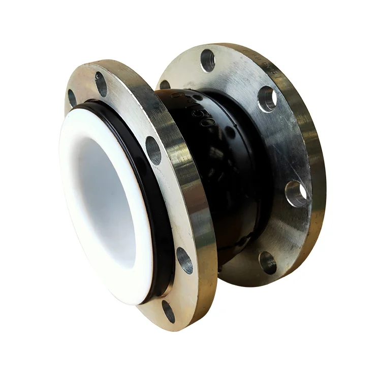 Chemical Pipeline Acid Alkali Resistant Ss304 Flange Epdm Ptfe Lined Rubber Expansion Joint