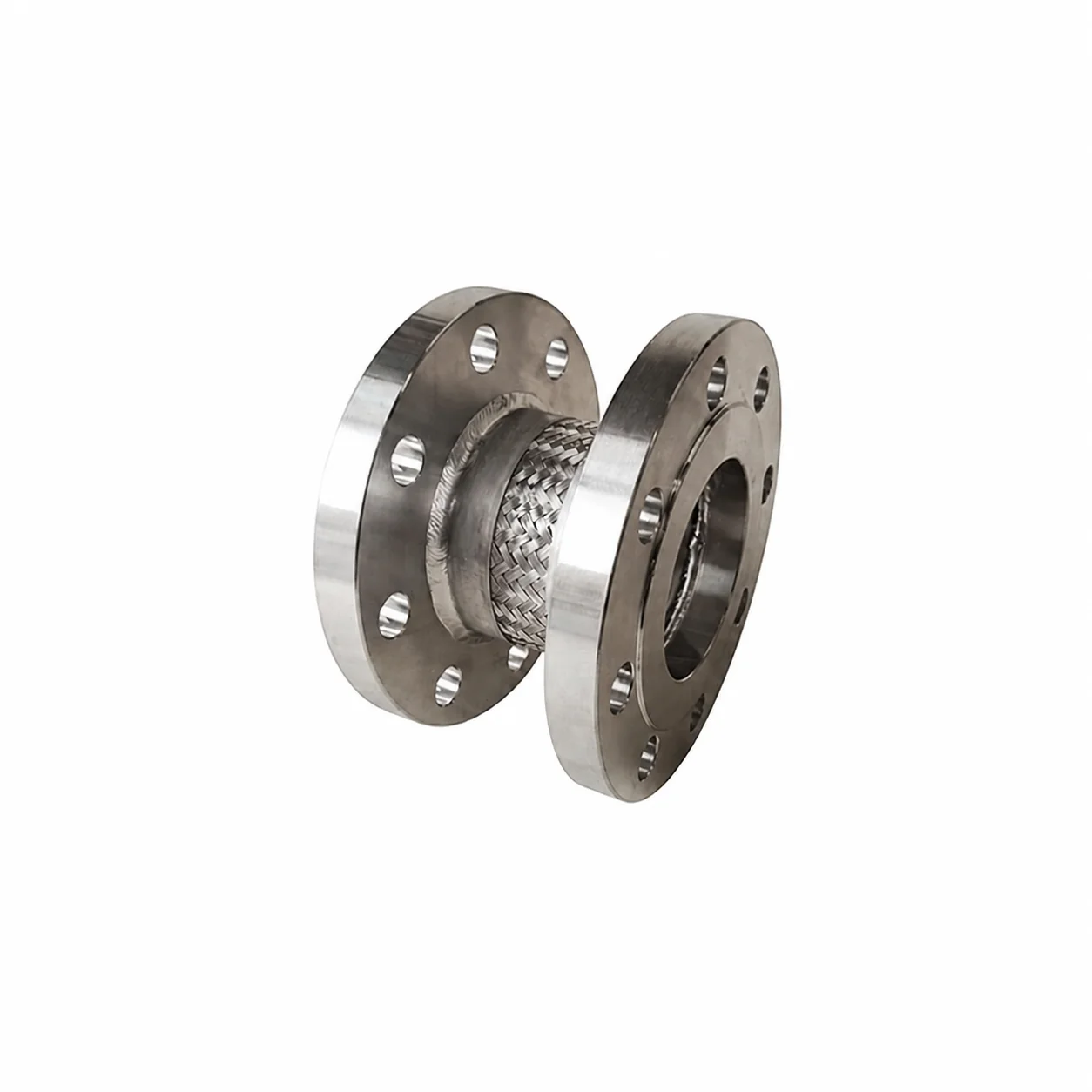 Factory Direct Price High Pressure 304 Stainless Steel Zinc Plated Braided Flexible Forged Flange Connectivity Hose for Heating