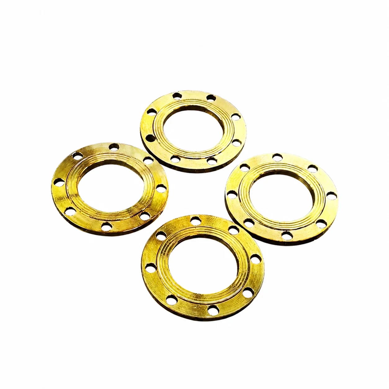 Anti-Corrosion Yellow Paint Forged Steel Plate Flange