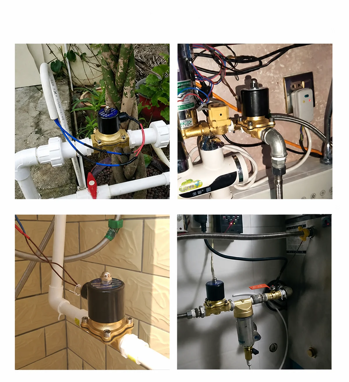 2 Way 1 Inch 9v 12v 24v 220v Ac Dc Electric Normally Closed Solenoid Valve