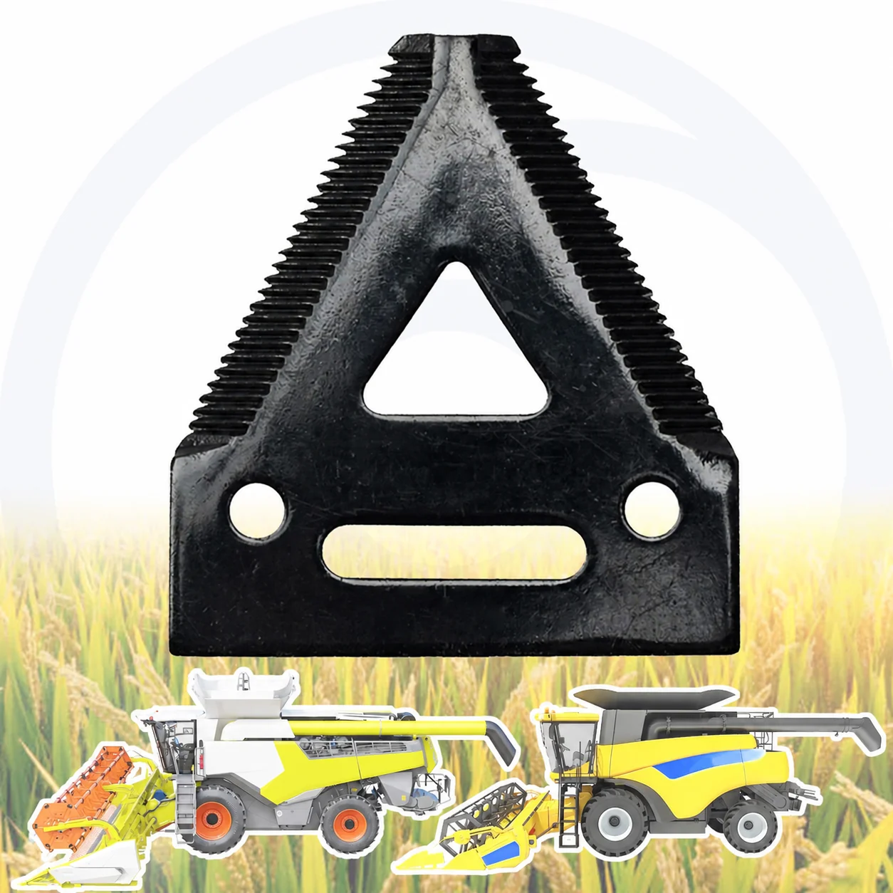 ABLSON Cut-Outs Combine Harvester Blades for Lovol Combine Harvester Parts Apply to Claas for John Deere Fit for Cnh Parts