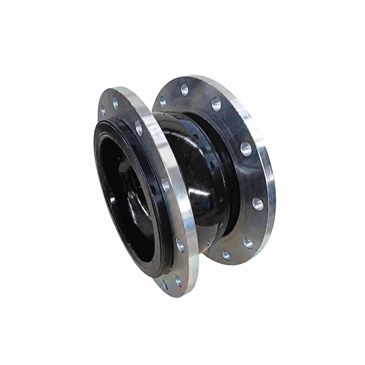 ANSI DIN EPDM Single Sphere Forged  Flanged Rubber Expansion Joint  for Industrial Pipeline