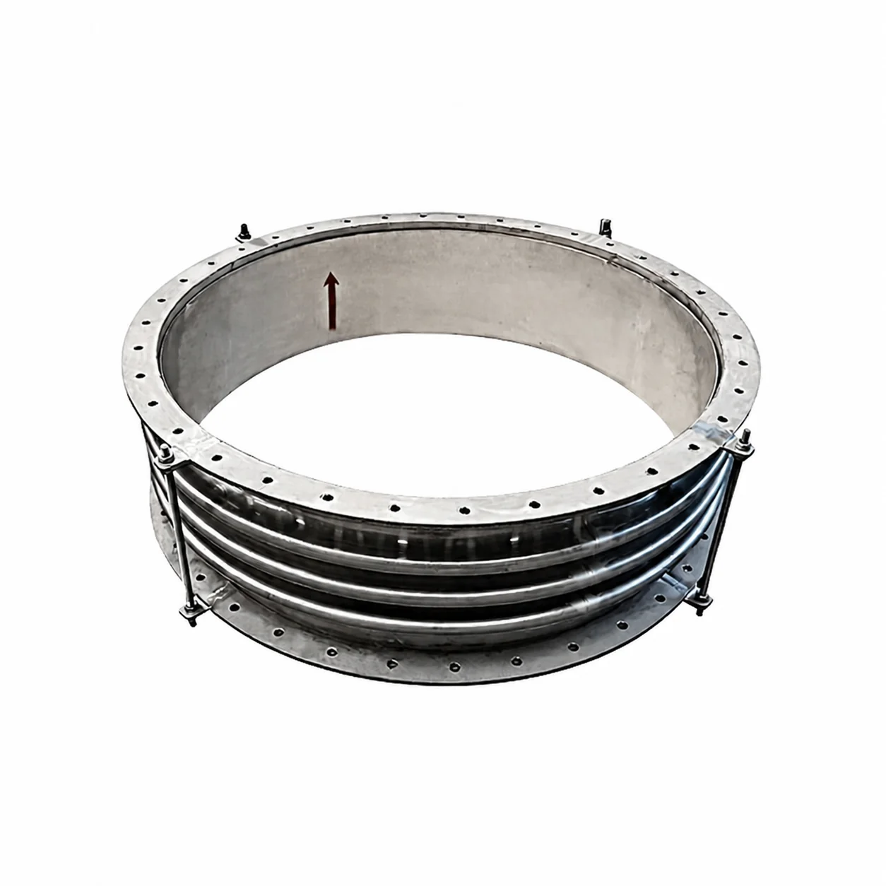 High Temperature SS304 Stainless Steel Metal Bellows Expansion Joint for Steam Pipeline