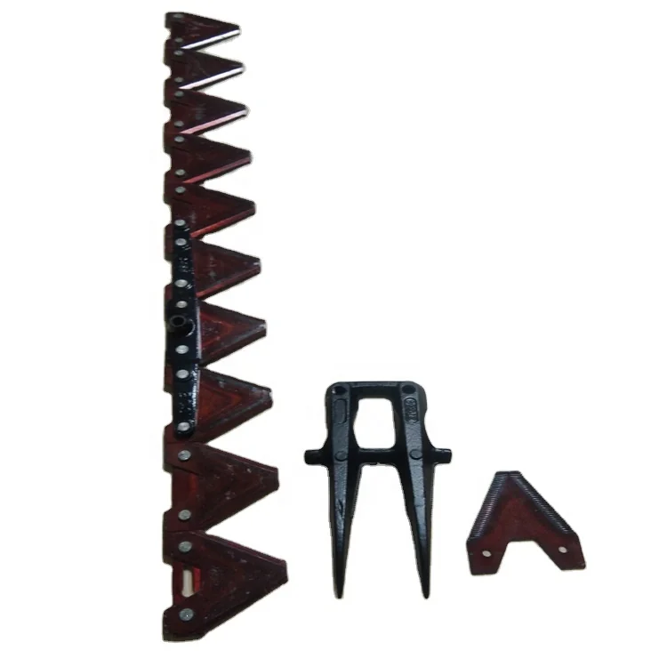 Cutter Bar Combine Harvester Spare Knife Blade Sickle Section Cutting Blade Knife Section With Harvester Knife Guard