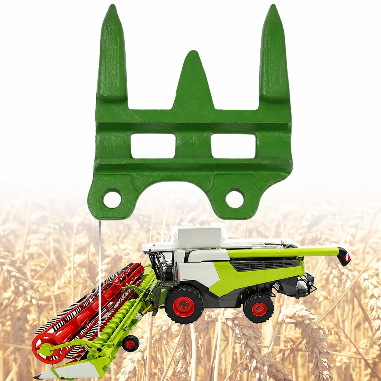 ABLSON Forged Finger Triple Prong Harvester Knife Guard for Class Combine Harvester Spare Parts for Claas Spare Parts