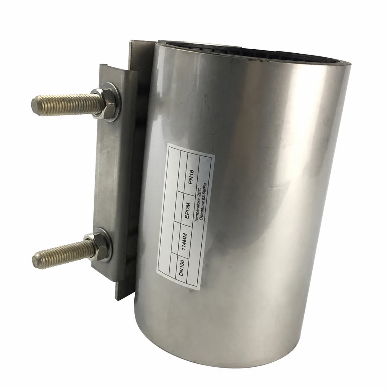 Quick Repairing Broken Leaking Single Plate Type Stainless Steel 304 Pipeline Repair Clamp