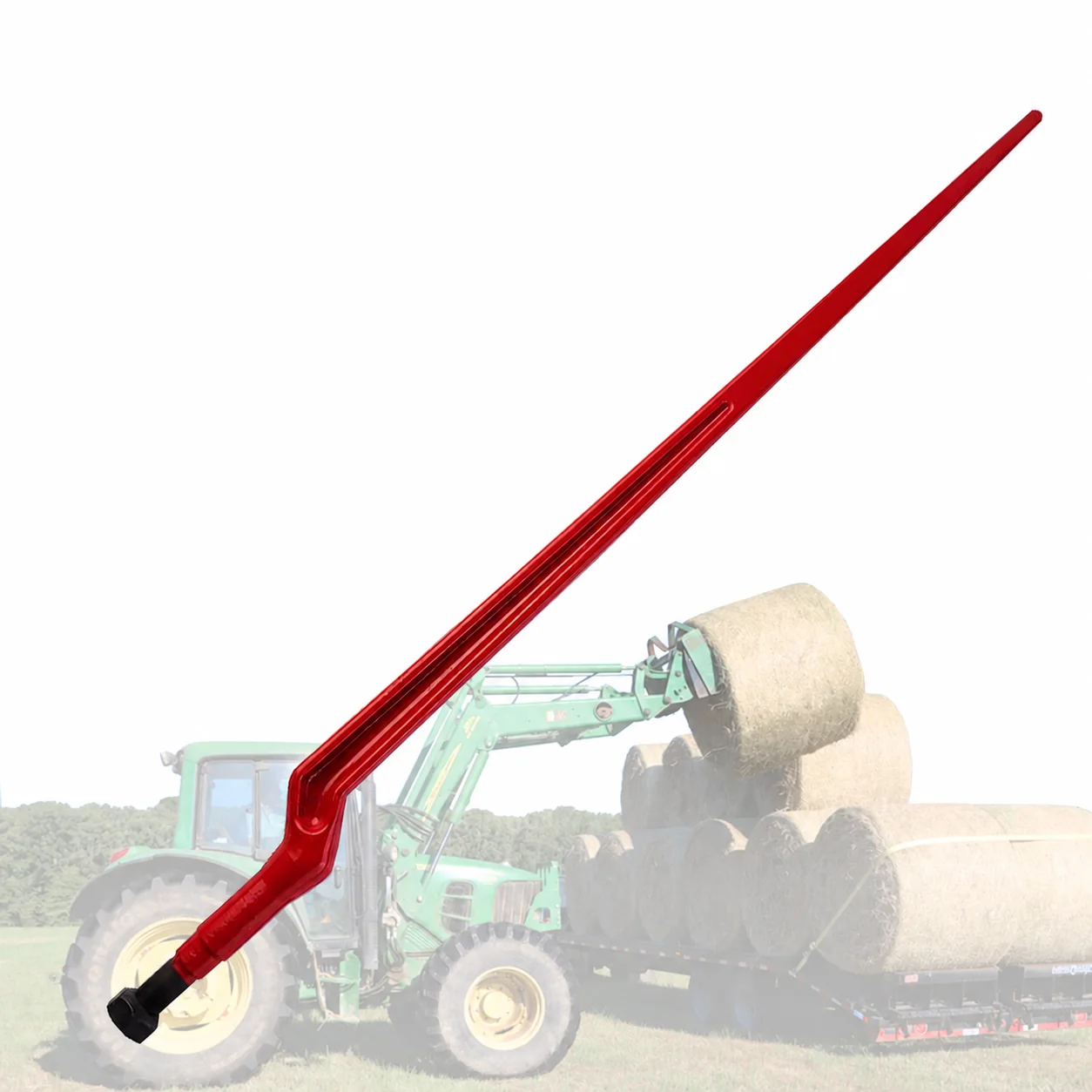 36*880 Cranked  Loader Tine  Hay Loader Replacement Parts Loader Tines Hay Bale Spear for Tractor for Hay Baler Parts