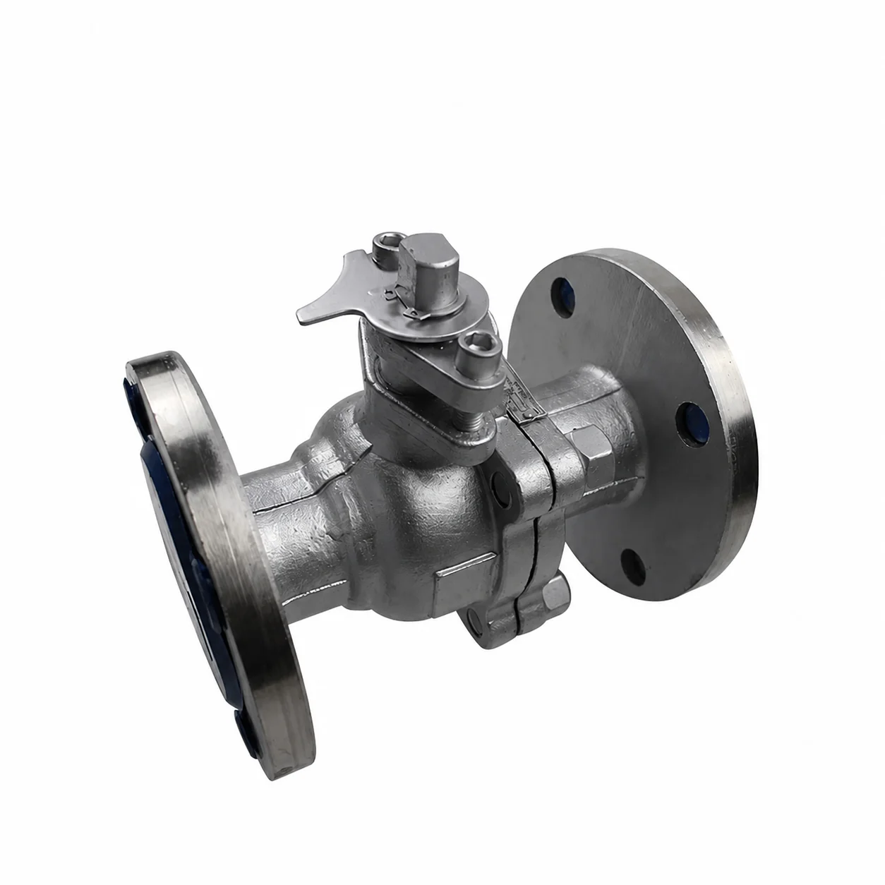 DN100 1/2 Inch 3 Inch 10 Inch 1000 Wog Ss 304 316 Stainless Steel Flanged End Ball Valve