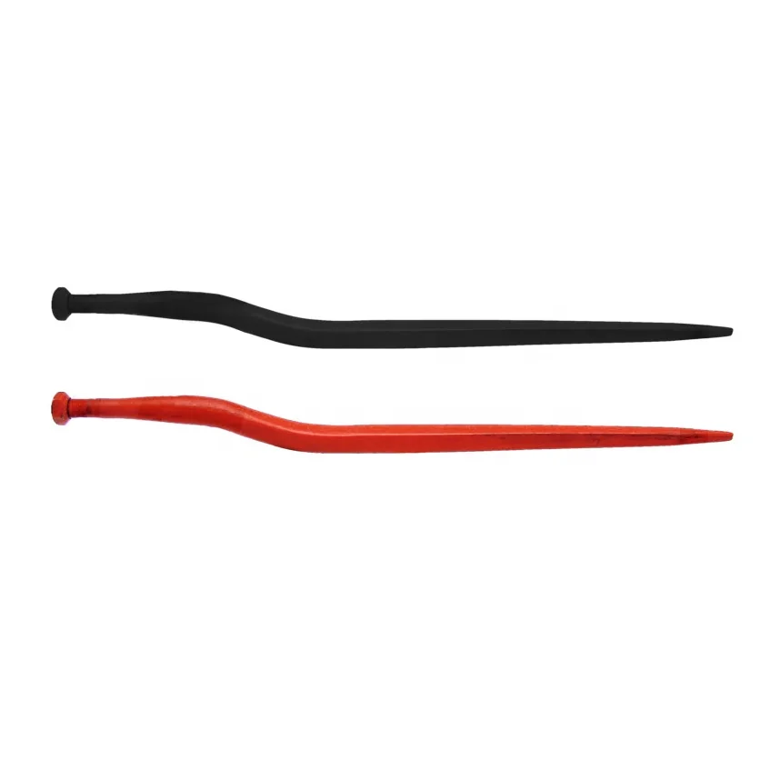 Machining Customized Forged Loader Tine Cranked Farm Equipment Silage Tines and Hay Baler Parts Hay Bale Spear