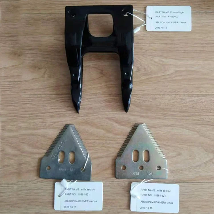 High Quality Agricultural Machinery Accessories Double Finger Combine Harvester Knife Guard for Combine Harvester Spare Parts