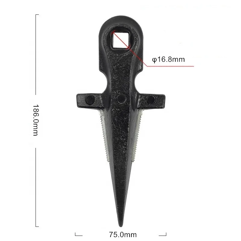 Lawn Mower Spare Parts OEM 08.010 Single Knife Guard for Harvester Machine Parts With Harvester Knife Guard
