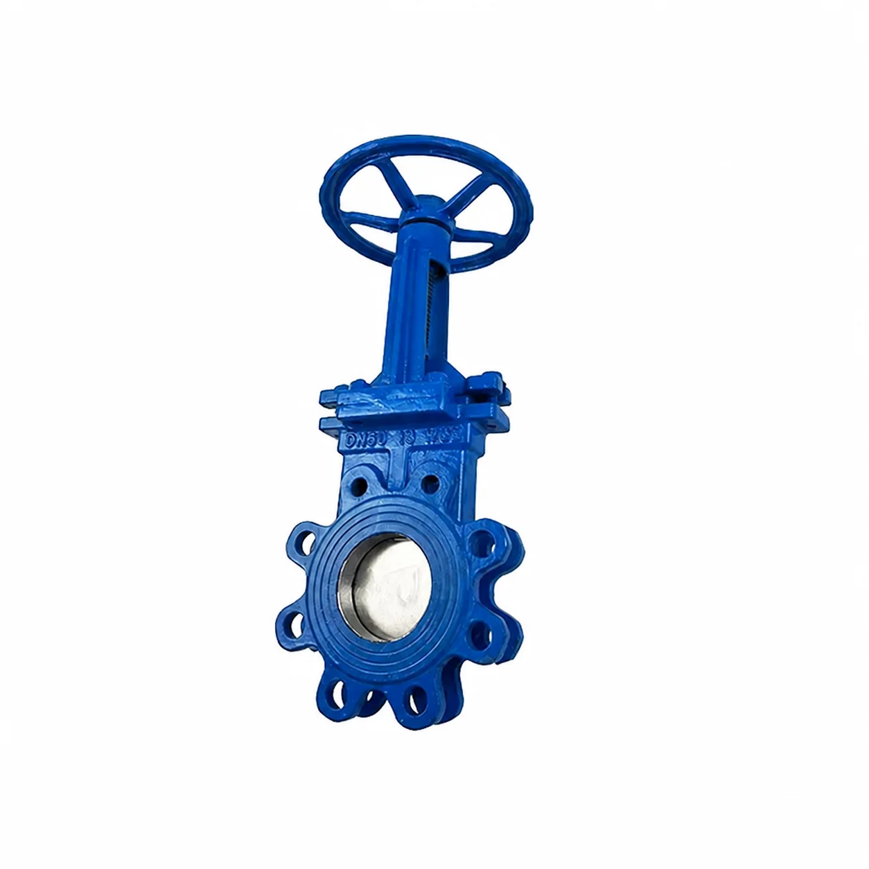 PZ73X DN50-DN400 PN10 PN16 Pulp Slurry Valve WCB CF8 CF8M Wafer Knife Gate Valve