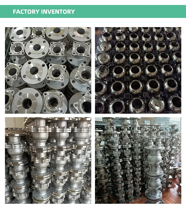 Ss 304 316 Stainless Steel Manual Water OEM Flanged End Ball Valve for Control Applications