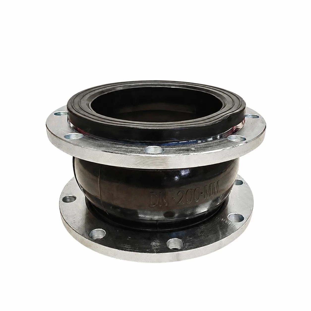 6 Inch Tamanho Grande Bellows Stainless Steel Pipe Flexibility Flange Connector Epdm Expan Rubber Joint Expansion
