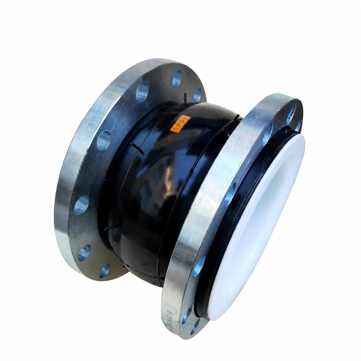 ANSI PN16 DN100 DN125 Custom Oil Resistant Corros Flexibility Ptfe Juntas De Dilatacion De Goma Rubber Expansion Joint