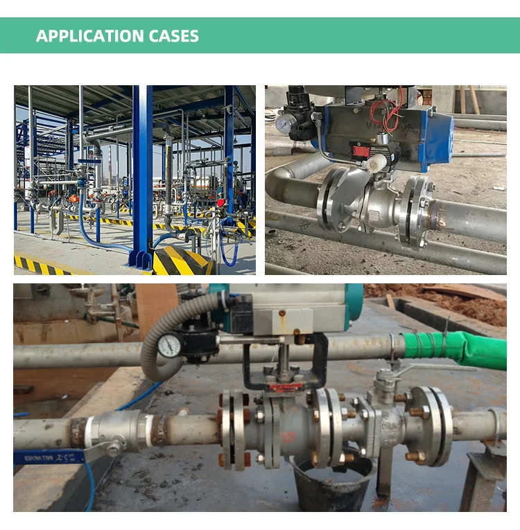 Ss 304 316 Stainless Steel Manual Water OEM Flanged End Ball Valve for Control Applications