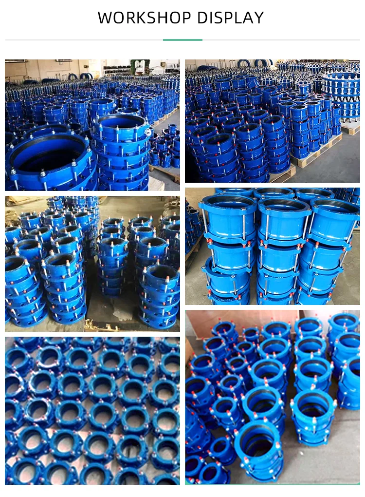 Custom Sized Large Caliber Gibault Joint Wide Range Pipe Universal Coupling