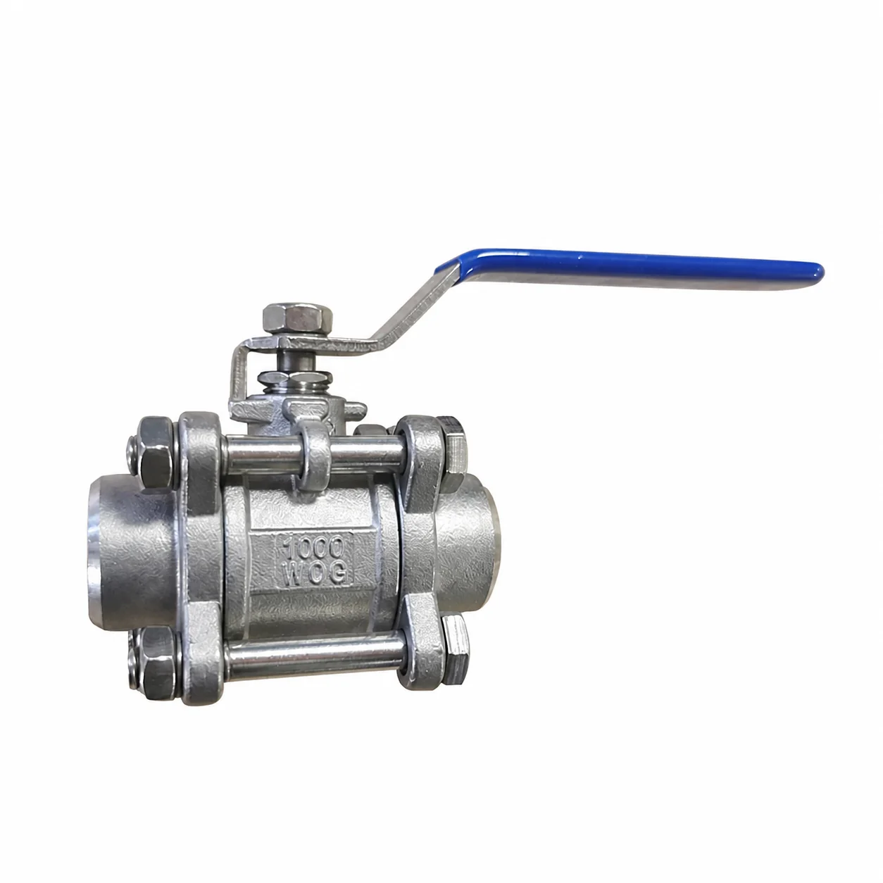 ASTM A351 1/2 Inch 1 Inch 3 Inch DN25 PN40 Stainless Steel Cf8m Ss 3pc Npt Ball Valve