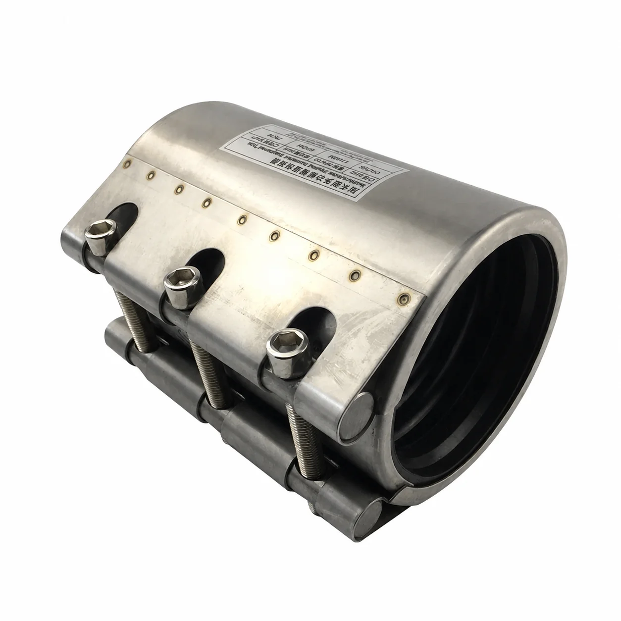 Water Oil Gas Pipeline Coupling Leakage PVC HDPE Stainless Steel Pipe Repair Clamp