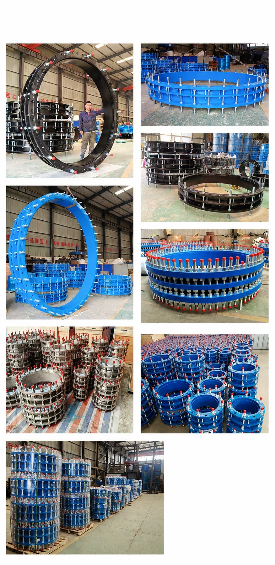 Double Flanged Dismantling Joint Ductile Iron GGG50 ISO2531 for Valve Installation and Maintenance