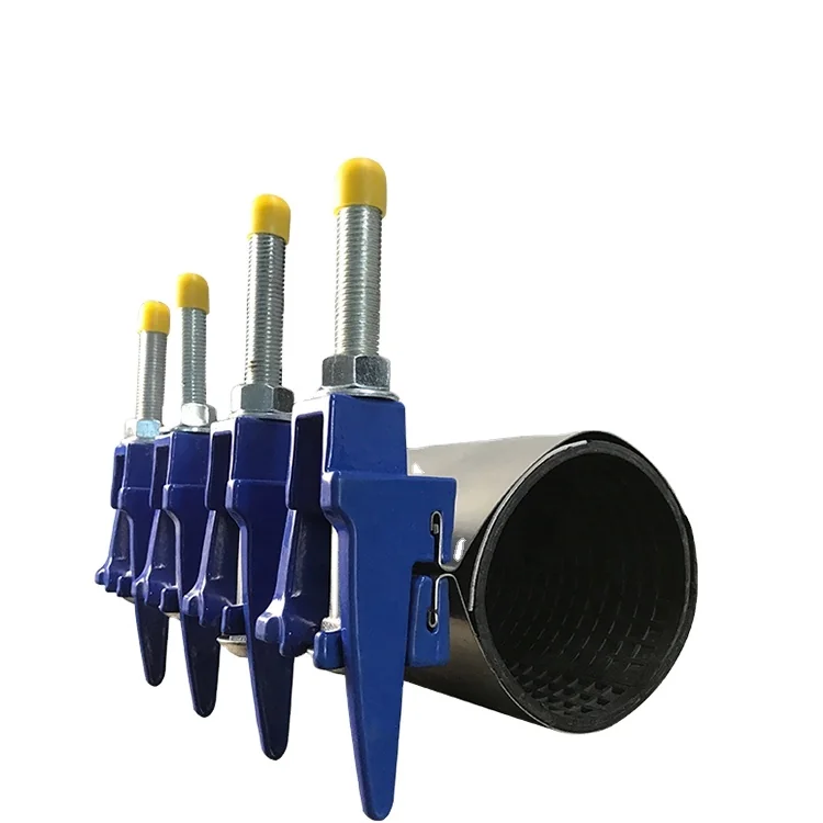 Quick Connect Ductile Iron Single Band Stainless Steel Water Pipe Jointing Leak Repair Clamp