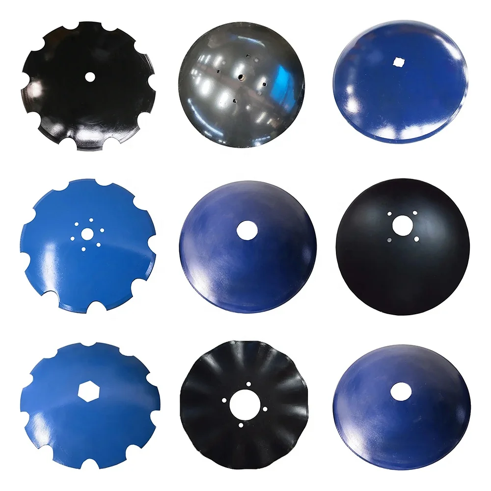Agricultural Cultivator Spare Parts Disc Harrow Blades High Carbon 65Mn Steel Plow Discs for Soil Preparation