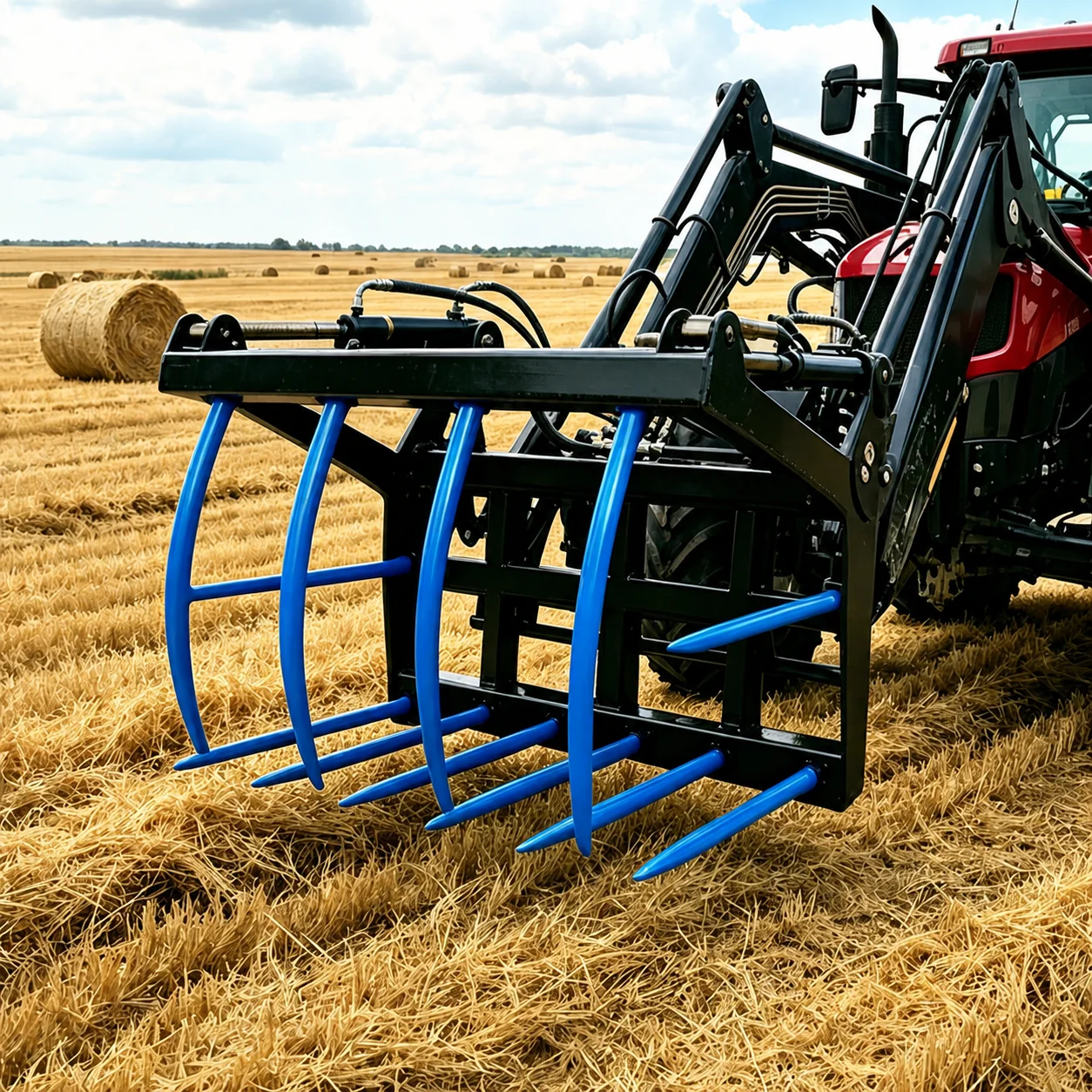 Fast Delivery Forged Steel Hay Tine for Straight Curved and Cranked Farms Pastures Loader Use