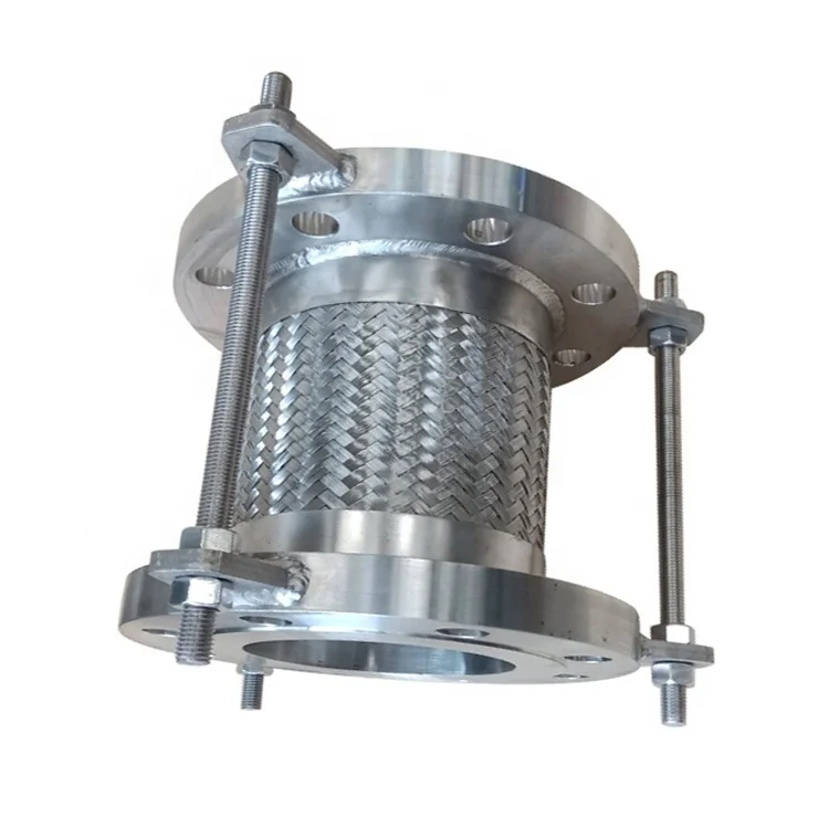 Flange Type Connector SS304 Braided Bellows Stainless Steel Flexible Metal Hose