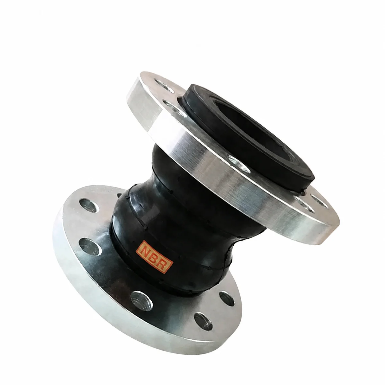 Carbon Steel EPDM Vulcanized Silicon Coupling Epdm Bellow Flexible Flanged Double Sphere Rubber Expansion Joint