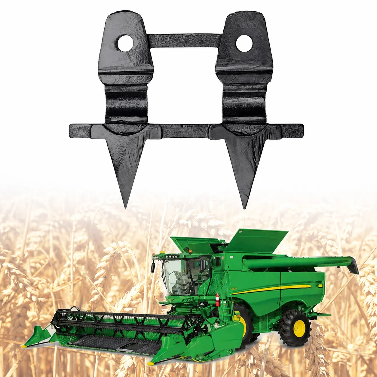 ABLSON Forged Finger Harvester Knife Guard for John Deer Combine Harvester Parts for Claas Spare Parts Apply to Kubota Dc 70