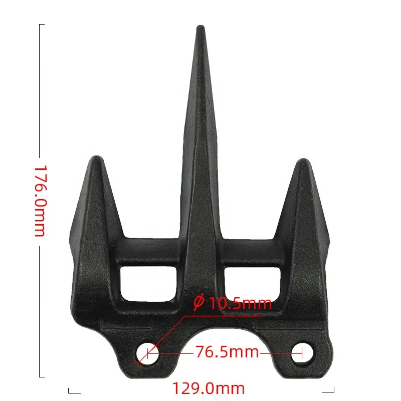 Combine Harvester Replacement Spare Part Forged Knife Sickle Guard Double Finger Reaper 635 Harvester Knife Guard