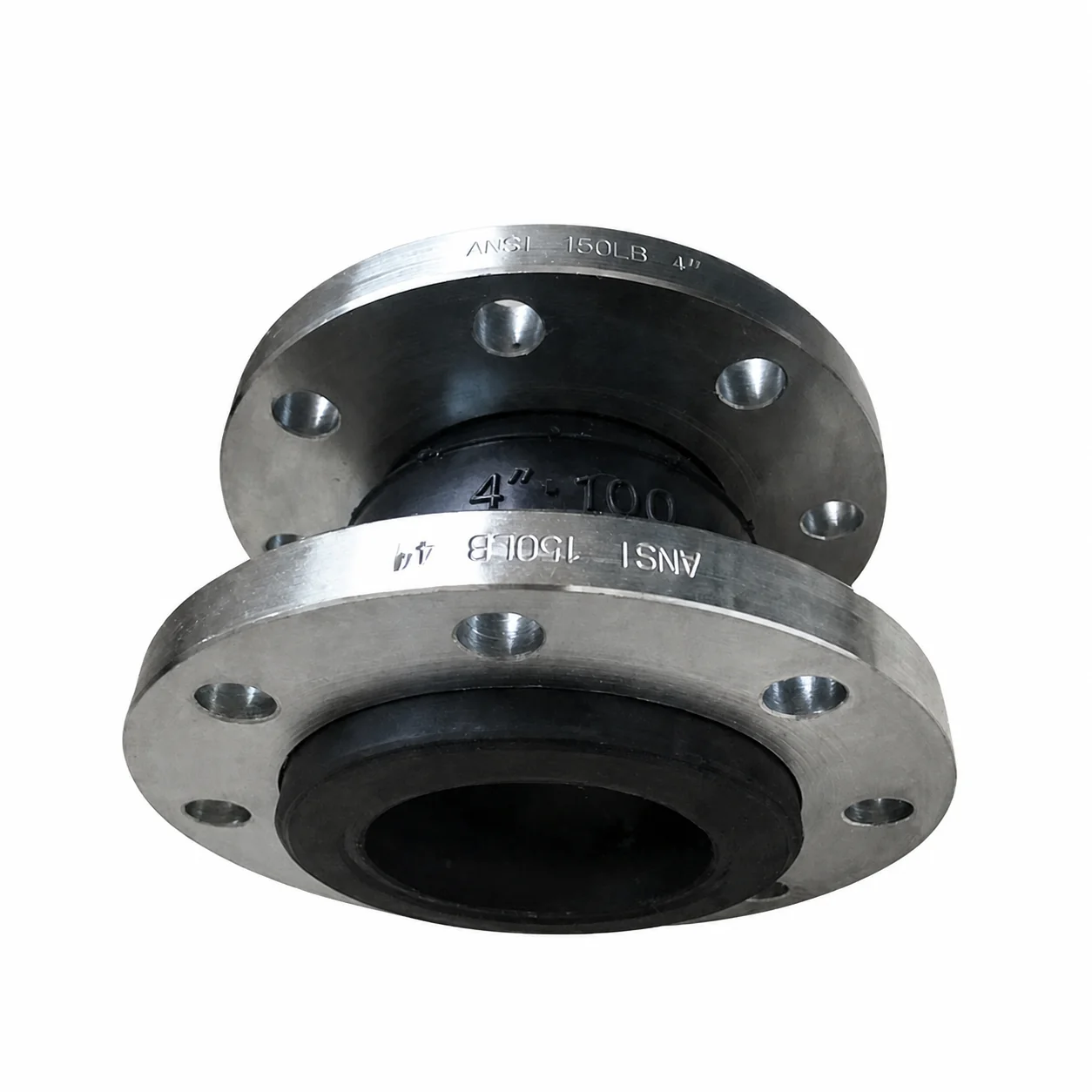 Flexible Coupling Pipe Flanged Connector Single Sphere EPDM Rubber Bellows Expansion Joint